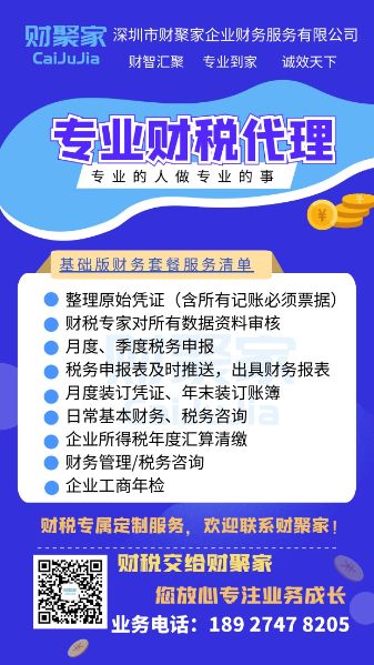基础版财务代账